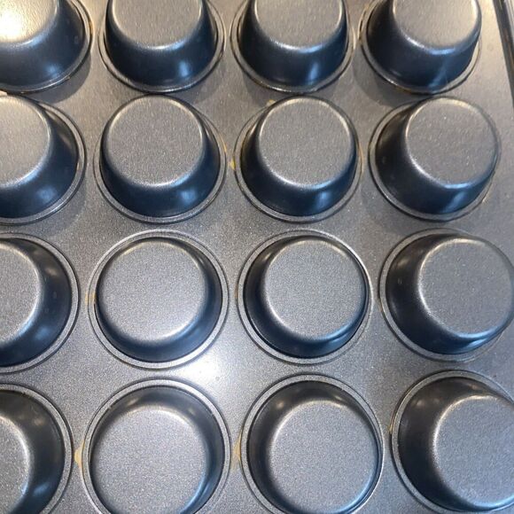 Kitchenaid 24-Cup Nonstick Aluminized Steel Mini Muffin Pan, Contour Silver - Picture 5 of 5